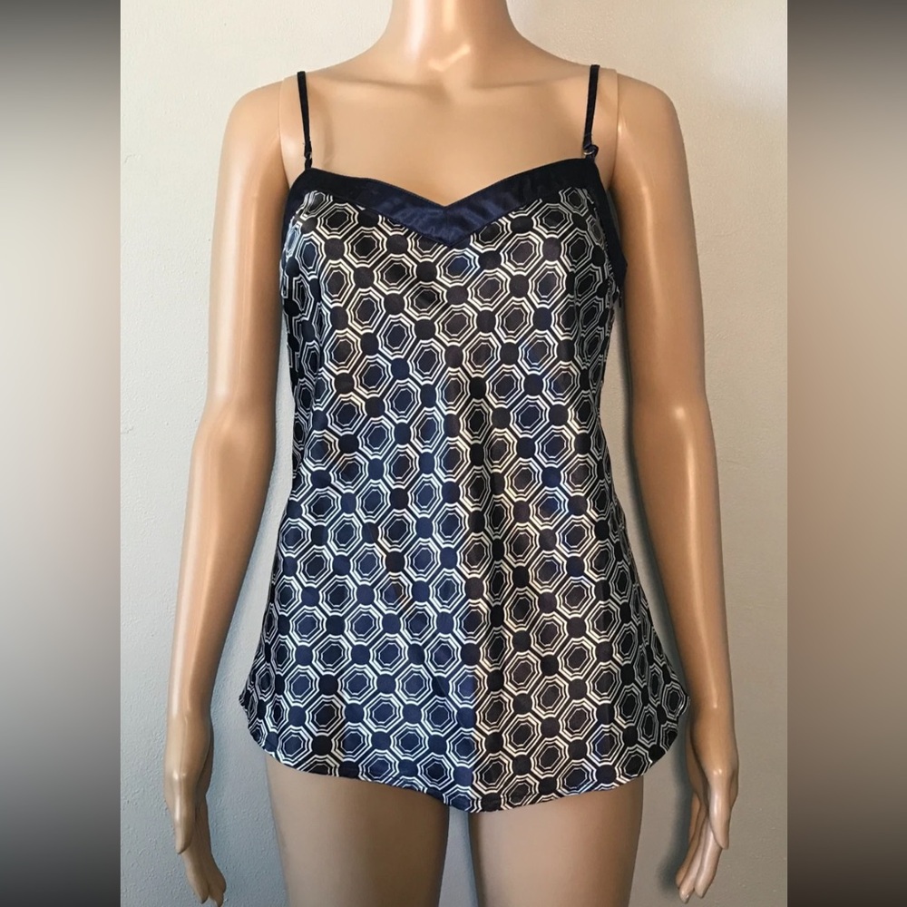Old Navy Women's Camisoles Size S Y2K Adjustable Strap Satin Side Zipper Closure